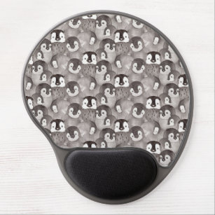 Niedlich Baby Pinguine Pattern Gel Mousepad