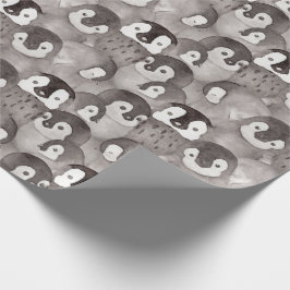 Niedlich Baby Pinguine Pattern Kids Geschenkpapier