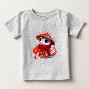 Niedlich Baby Schlange Chinesisch Neujahr 2025 Bab Baby T-shirt