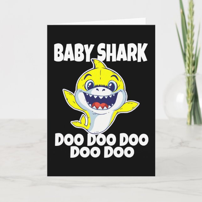 Niedlich Baby Shark Doo Doo Doo Doo Karte (Vorderseite)