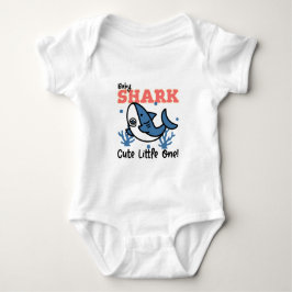 Niedlich Baby Shark Doodle Baby Strampler