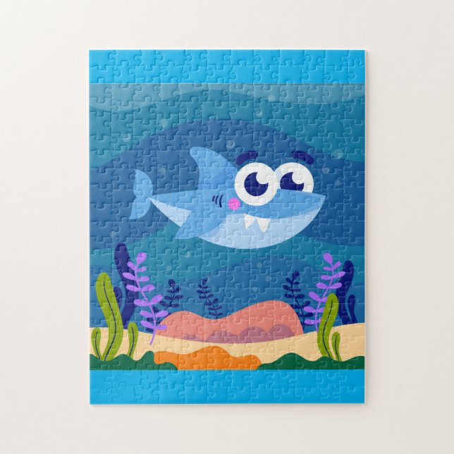 Niedlich Baby Shark Puzzle (Vertikal)