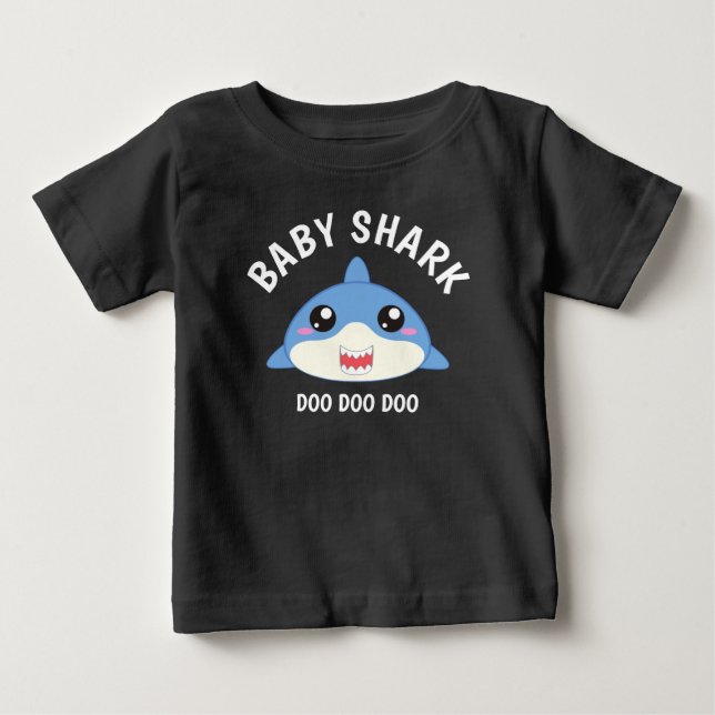 Niedlich Baby Shark  T-shirt (Vorderseite)