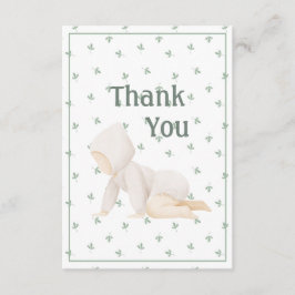 Niedlich Baby Simple Danke-Card Dankeskarte