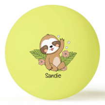 Niedlich Baby Sloth Individuelle Name