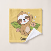 Niedlich Baby Sloth Individuelle Name