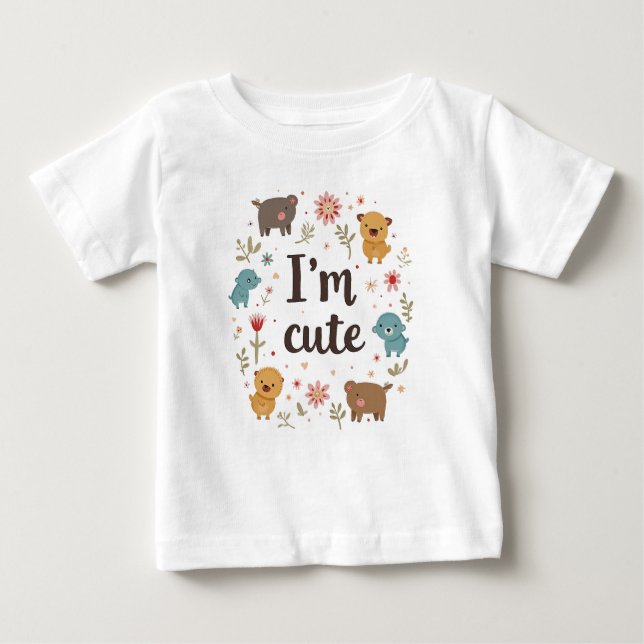 niedlich baby t-shirt (Vorderseite)