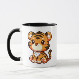 Niedlich Baby Tiger Cartoon Tasse