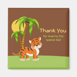 Niedlich Baby Tiger Danke Magnet