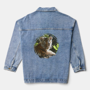 Niedlich Baby Tiger Denim Jacket Jeansjacke