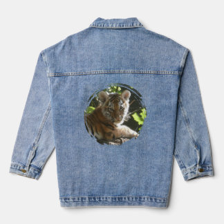 Niedlich Baby Tiger Denim Jacket Jeansjacke