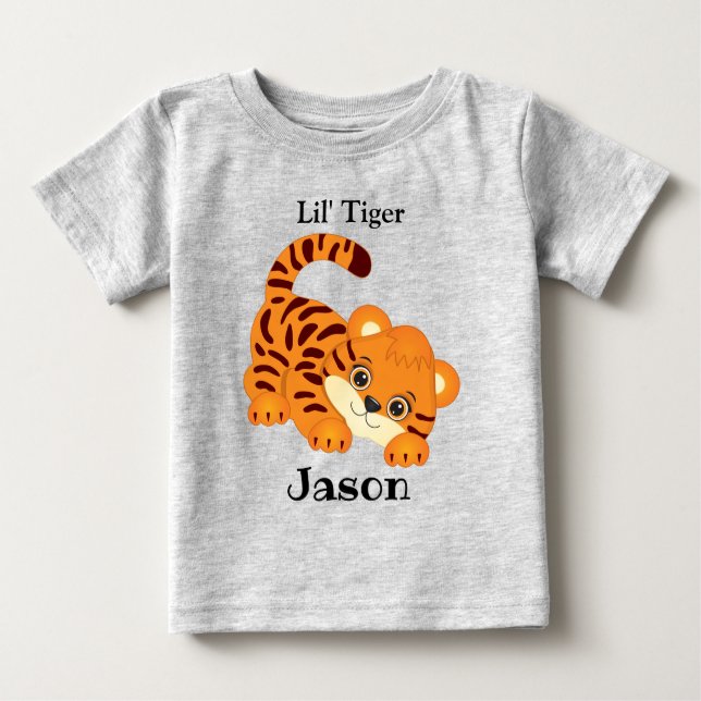 Niedlich Baby Tiger T - Shirt  (Vorderseite)
