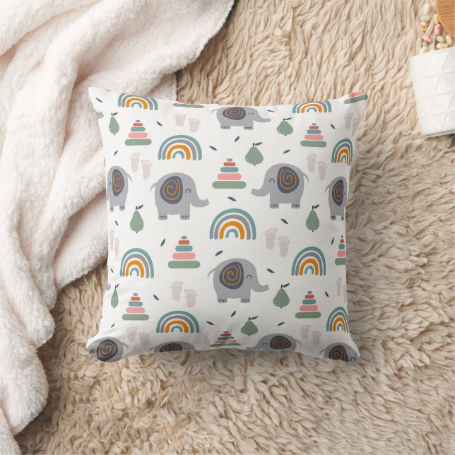 Niedlich Baby Toy Pattern Kissen (Decke)