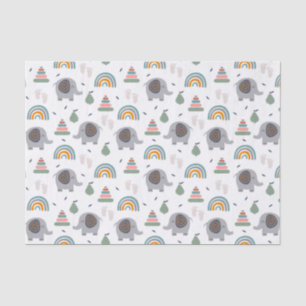 Niedlich Baby Toy Pattern Seidenpapier