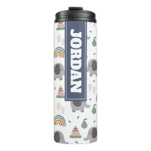 Niedlich Baby Toy Pattern Thermosbecher