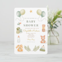 Niedlich Baby Toys Watercolor Babydusche