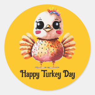Niedlich Baby Turkey Sticker