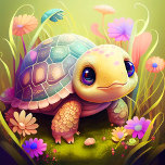 Niedlich Baby Turtle Jigsaw Puzzle<br><div class="desc">Niedlich Baby Turtle Jigsaw Puzzle</div>