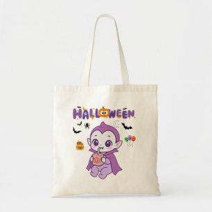 Niedlich Baby Vampire Halloween Kawaii Design Tragetasche