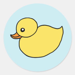 Niedlich Baby Yellow Duck Ducky Party Stickers