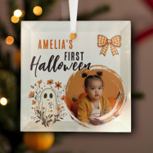 Niedlich Baby's First Halloween Ghost Foto