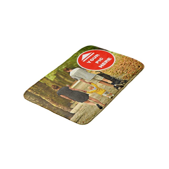 Niedlich! Badematte - Personalisiert - klein (Schrägansicht)