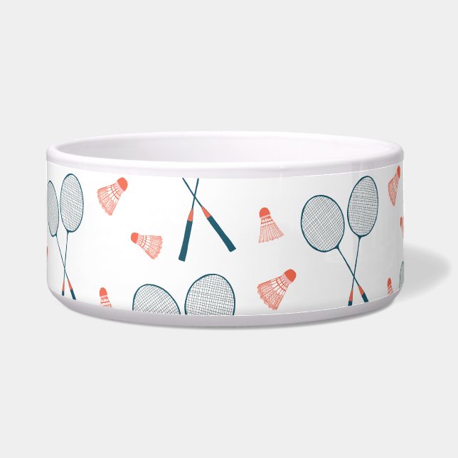 Niedlich Badminton Birdie Racquet Shuttlecock Retr Napf (Vorderseite)