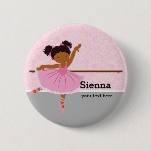 Niedlich Ballerina Button