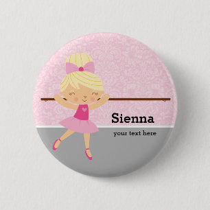 Niedlich Ballerina Button