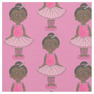 Niedlich Ballerina Pink Tutu Ballet Tanzlehrer Stoff