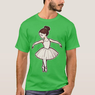 Niedlich Ballerina T-Shirt