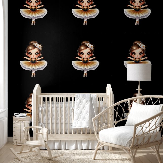 Niedlich Ballerina Tapete (Kinder)