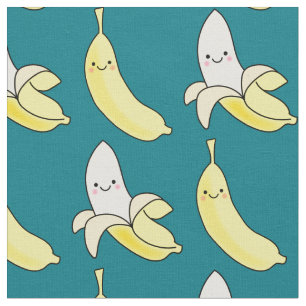 Niedlich Banana Kawaii Kids Cartoon Stoff
