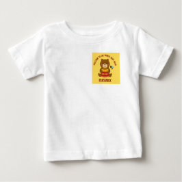Niedlich Bärenmädchen Kinderdusche Baby T-shirt