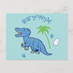 Niedlich Baryonyx Postkarte