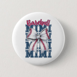 Niedlich Baseball Mimi Größte Fan Oma Großmutter B Button