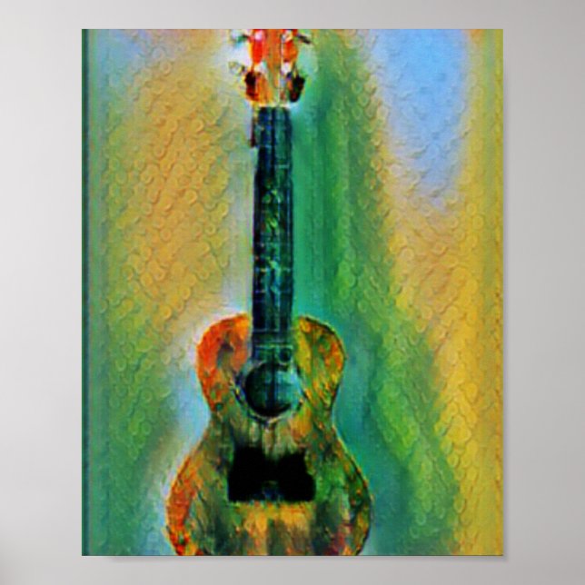 Niedlich Bass Guitar Poster (Vorne)