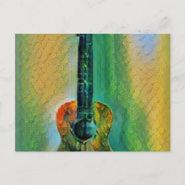 Niedlich Bass Guitar Postkarte (Vorderseite)