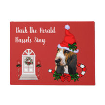 Niedlich Basset Hound Weihnachten