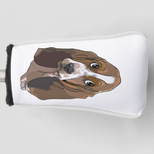 Niedlich-Basset-Welpe Golf Headcover