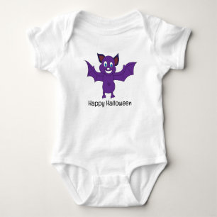 Niedlich Bat Halloween Baby Strampler