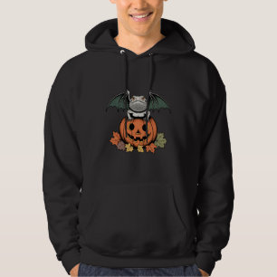 Niedlich Bat Lizard on Pumpkin Hoodie