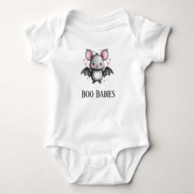 Niedlich Batty Boo Babies Baby Strampler (Vorderseite)
