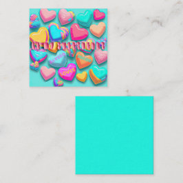 Niedlich "Be My Sweetheart" Candy Valentine's Day Mitteilungskarte