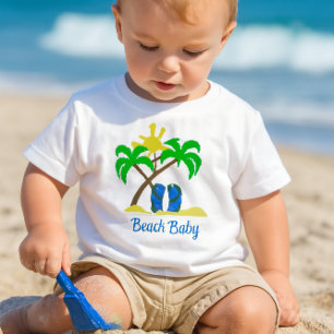 Niedlich Beach Baby T-shirt