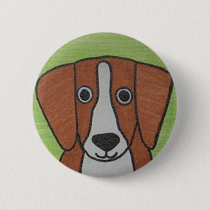 Niedlich Beagle Button-Button Button