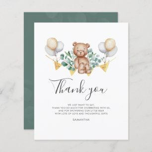 Niedlich Bear Baby Dusche Vielen Dank