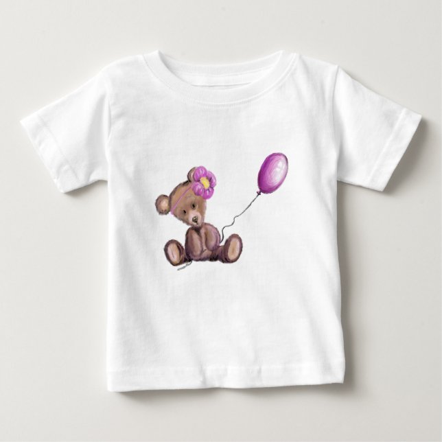 Niedlich Bear Baby T - Shirt (Vorderseite)