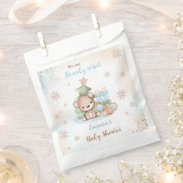 Niedlich Bear Christmas Boy Baby Showbeutel Geschenktütchen