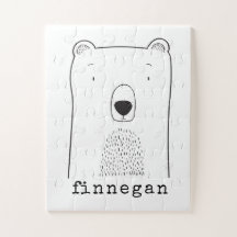 Niedlich Bear Simple Line Illustration Individuell